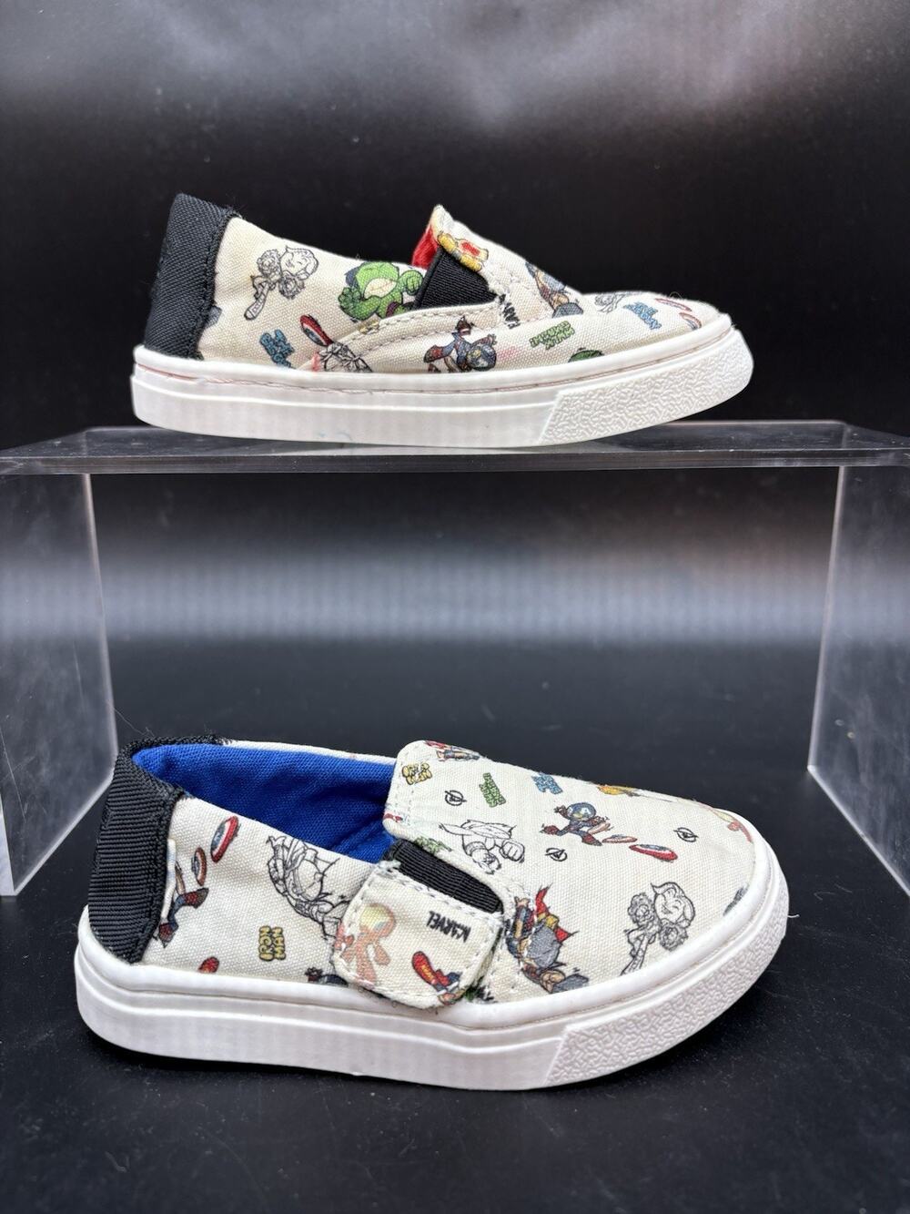 TOMS X Marvel Slip on Loafers Toddlers Size 6